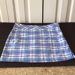 Izod size 2 Golf Skirt Blue plaid